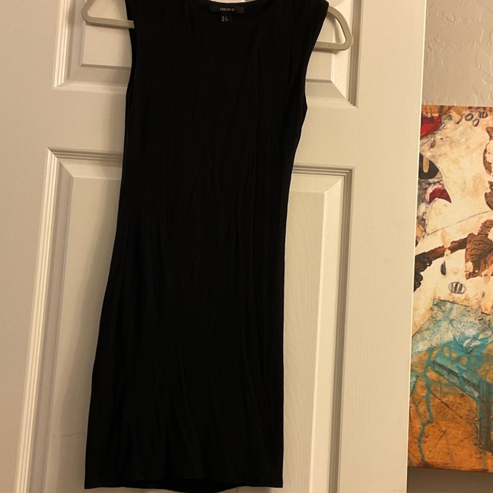 Forever 21 Black Sleeveless Mini Dress - Picture 2 of 5